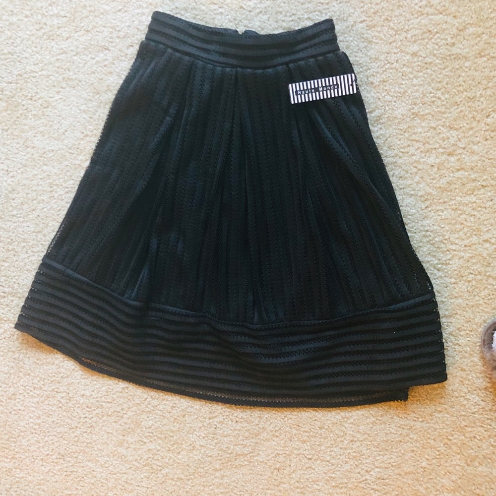 Haute Monde A line knee skirt